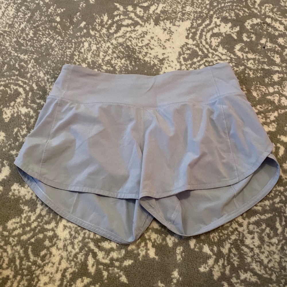 Size 4 (tall) Light blue lululemon speed ups